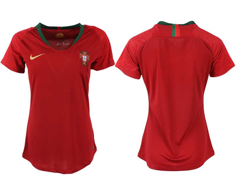 Women Portugal Home 2018 FIFA World Cup Soccer Jersey,We sell and wholesale Women Portugal Home 2018 FIFA World Cup Soccer Jersey on line form chian!